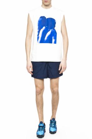 Logo-embroidered track shorts, zdjęcie 2 Logo-embroidered track shorts od MISBHV